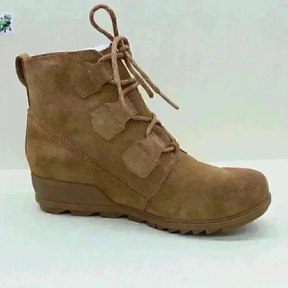 Sorel Evie Women’s Brown Suede Leather Lace Up Boots Size US 10 - Picture 3 of 10